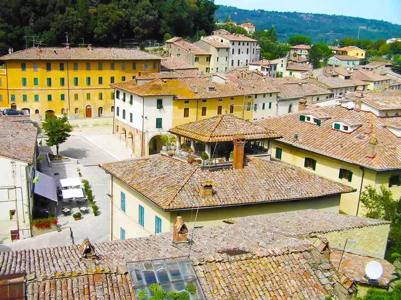 Cetona historic center seen from above / author: borghiditoscana.net