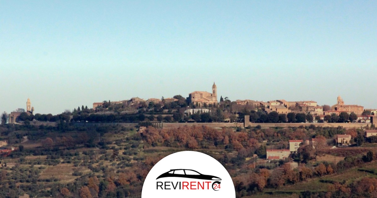 Noleggio auto Montalcino: cosa vedere e itinerario nel borgo del Brunello